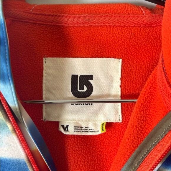 BURTON Dri Ride Womens M Full Zip Multi-Colored Hoodie Snowboarding Ski - Picture 5 of 6